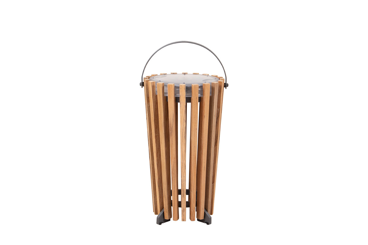 i-konic teak pendant/lantern lamp, medium 40 cm (16")